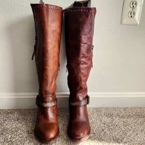 NWT Freebird Carson Boots in Cognac